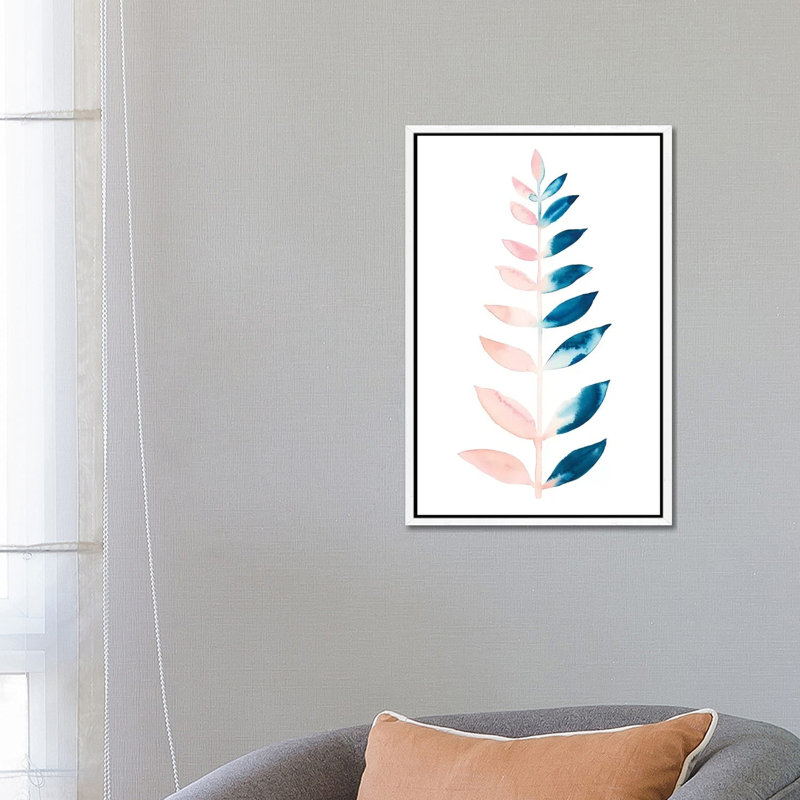 Sprig I by Grace Popp - Gallery-Wrapped Canvas Giclée on Canvas, White Framed, 66.04 cm H x 45.72 cm W