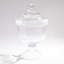 Greek Key Handcrafted Glass Jar