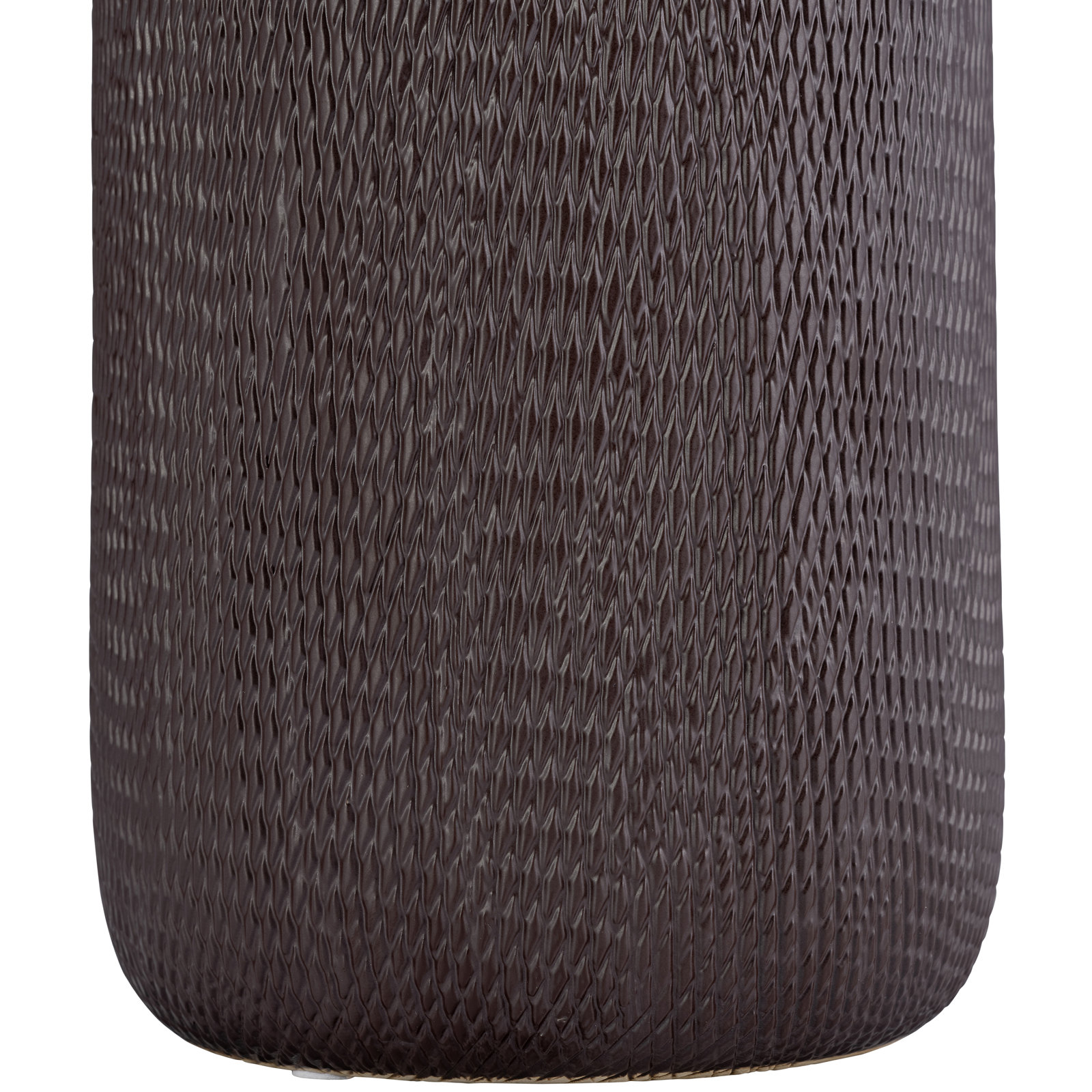 Rachael Stoneware Table Vase, 18" H x 6" W x 6" D, Brown