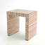 Sienna Nesting End Table-Walnut/Bone-Lg