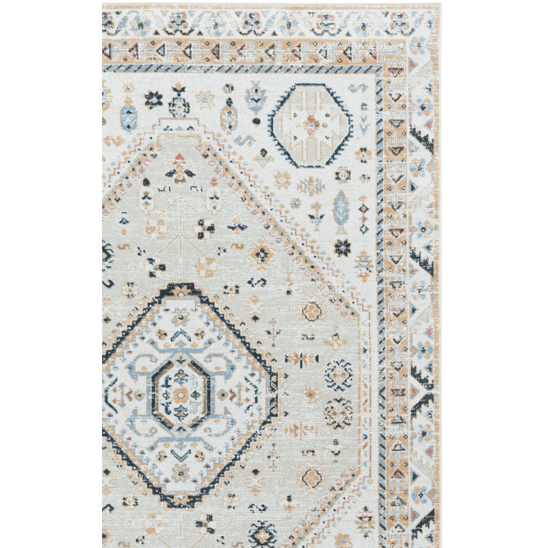 Tapis oriental lavable à la machine Bayside 118 Performance, Rectangle 4pi x 6 pi