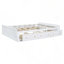 Structure de lit plateforme en bois grand format avec tiroirs-1190461727