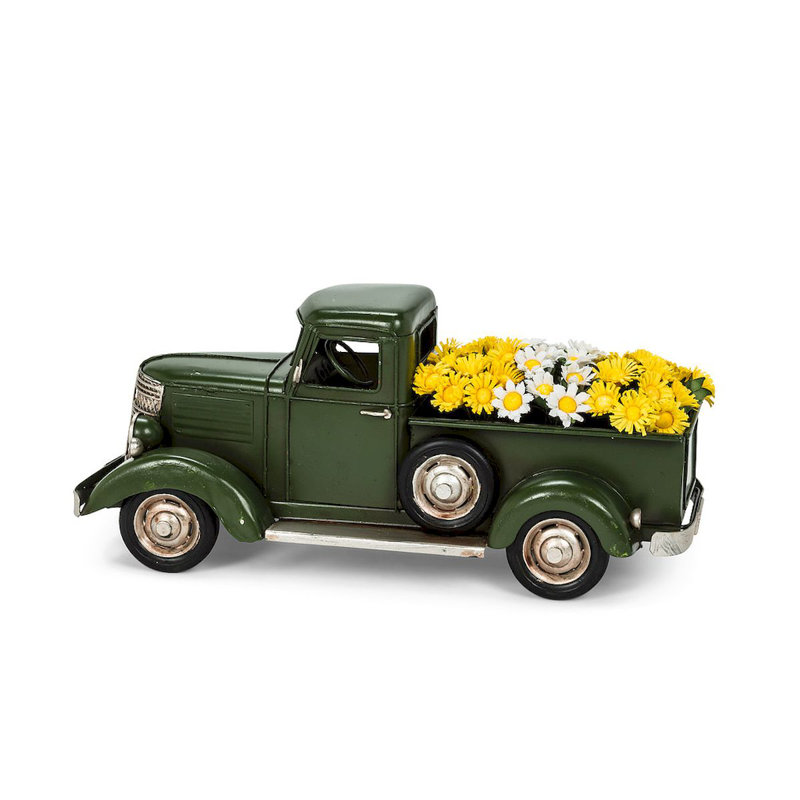 Camion avec sculptures de fleurs fergerson