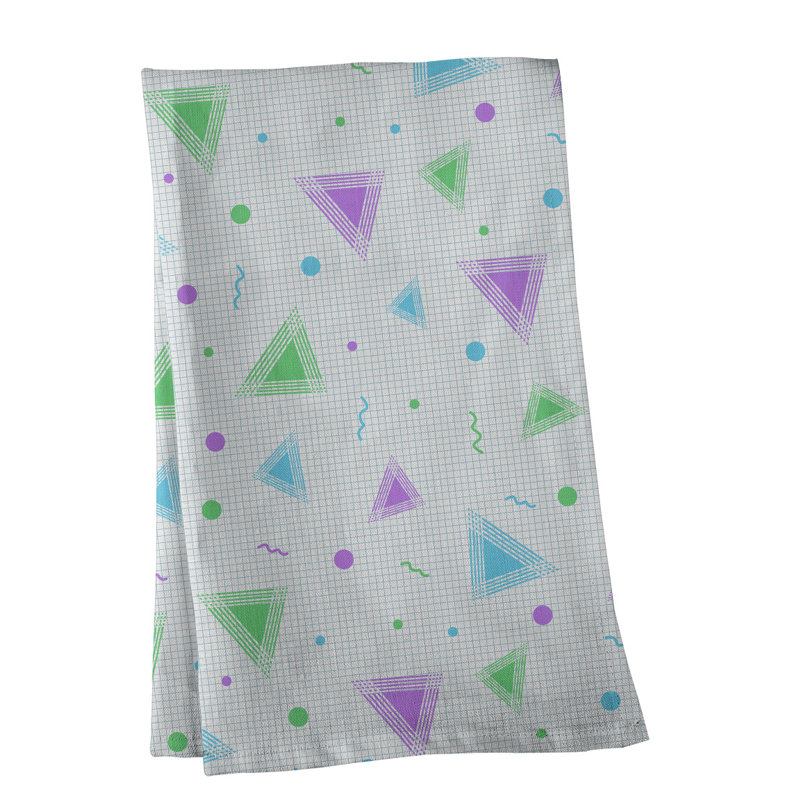 Mcguigan Tea Towel Kitchen Towel, Cotton Twill, Green/Purple/Blue
