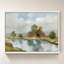 Rivière et nuages par Silvia Vassileva - impression sur toile