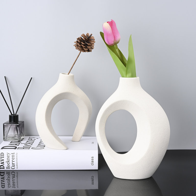 Vase de table Elijan, Blanc
