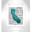 «State Your Name California», impression roulée-60898628