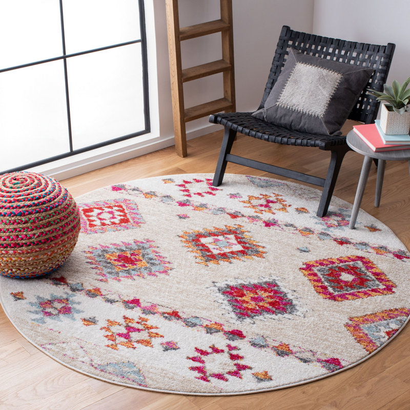 Destini Performance Southwestern Rug, Round 6'