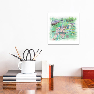 «Denver, Colorado Travel» par Markus And Martina Bleichner, impression sur toile tendue