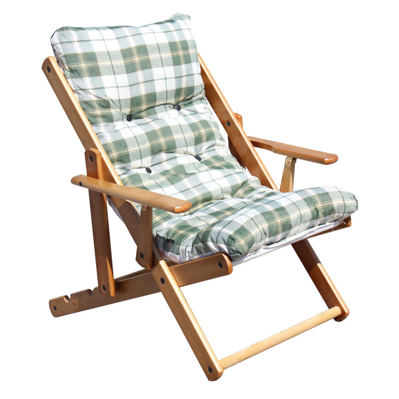 Yeats Reclining Deck Chair with Cushion