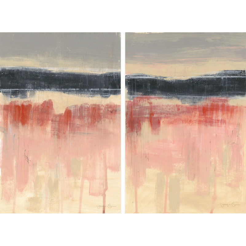 Paynes Horizon III - Ensemble de 2 reproductions d'images sur toiles tendues, H 24 po x l 16 po