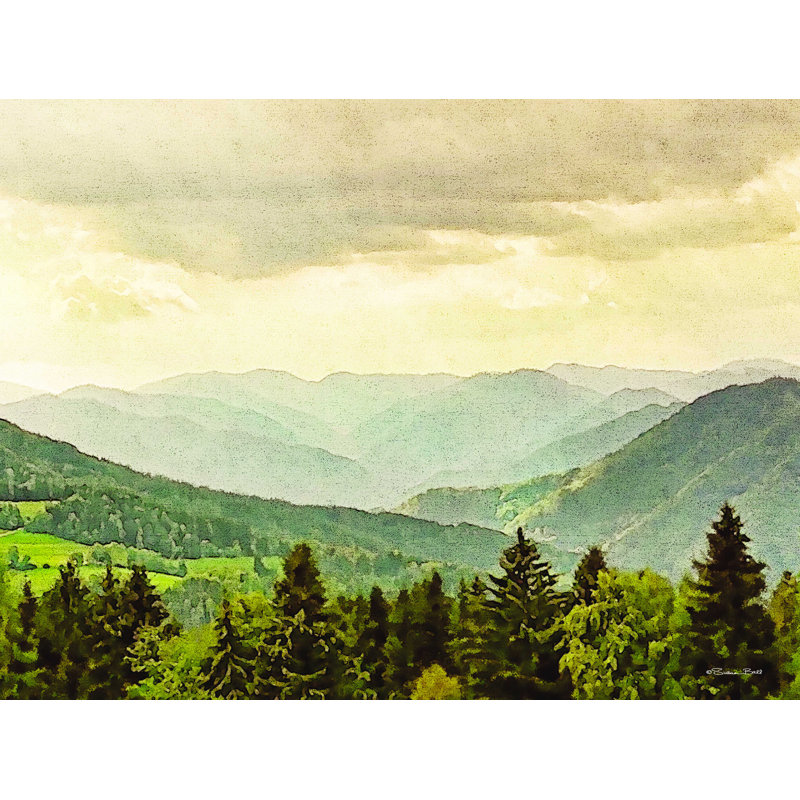 Valley View - peinture sur toile tendue, H 12 po x l 16 po