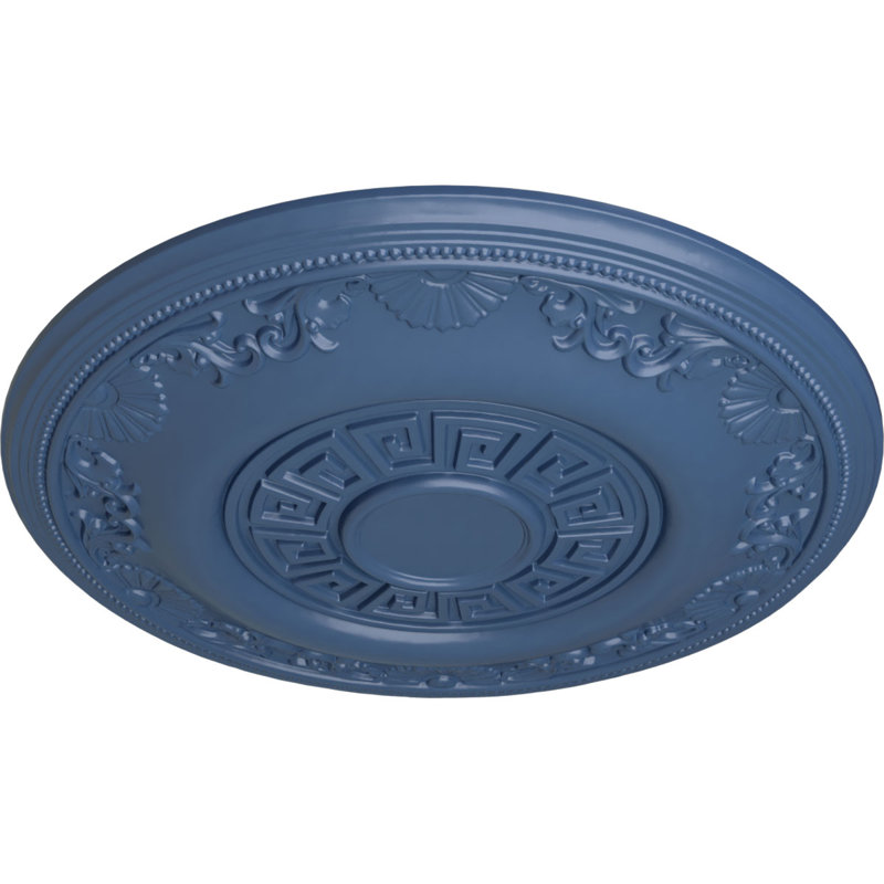 Endurathane Nestor Ceiling Medallion, 25 7/8"OD x 2 1/4"P (Fits Canopies up to 5"), Hand-Painted Americana Finish, Americana