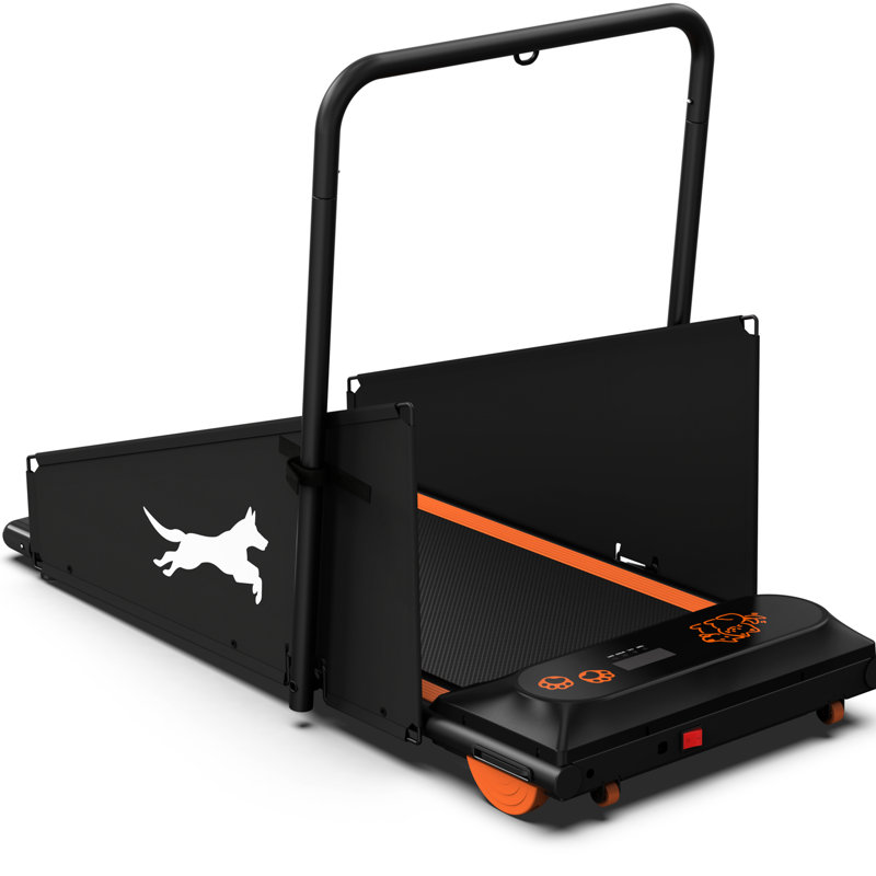Tapis roulant pour chien pour la santé des animaux de compagnie actifs - 1 plage de vitesse de 10 km / h, moteur de 1,5 ch, faible bruit, écran multifonctionnel, puissance de bruit des chiens de petite et moyenne taille de 42 lb, 0,5 6,5 mph, affichage 