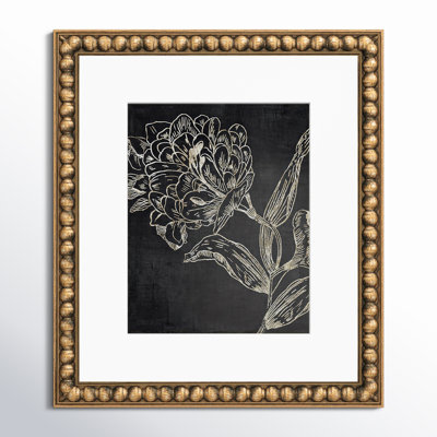 Golden Flower Folklore II by Asia Jensen - Picture Frame Graphic Art