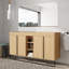Base de meuble-lavabo double 60 po