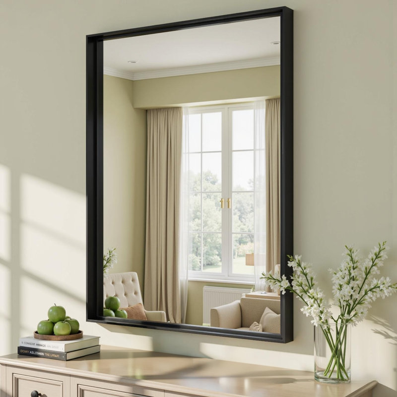 Miroir de salle de bain 1,18 po Lunara, 22 po x 30 po