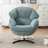 Upholstered Tufted Swivel Accent Chair-943064303