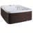 Lifesmart Spas LS450DX 110 Volt 7-Person 22-Jet Square Plug and Play Hot Tub with Ozonator