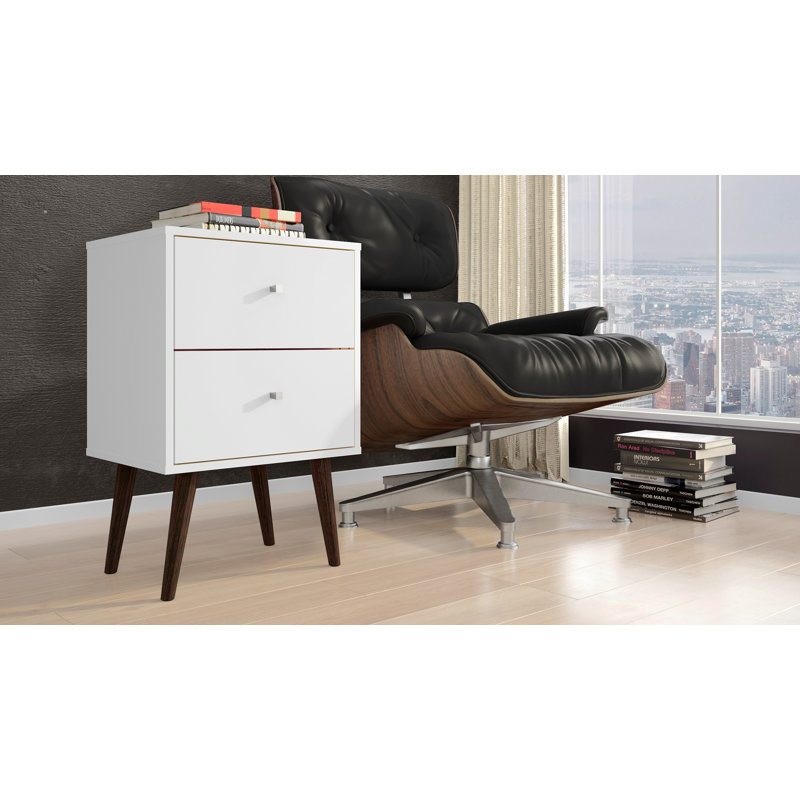 Liberty 18" Nightstand In White (2-Drawer), White