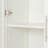 High wardrobe and kitchen cabinet with 2 doors and 3 partitions to separate 4  storage spaces,