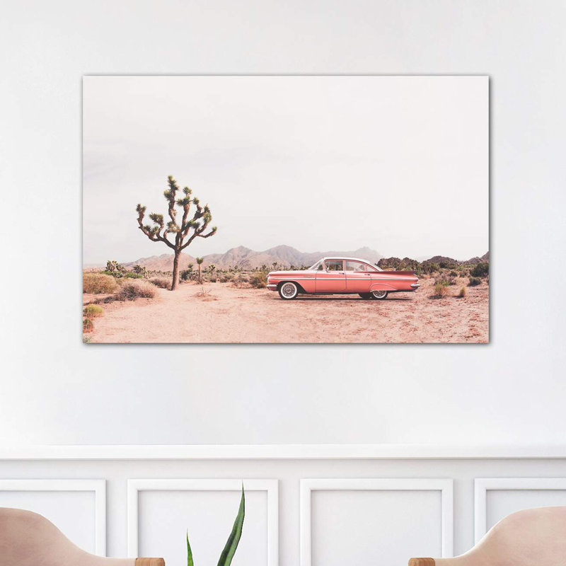 «In the Desert», photographie, H 8 po x l 12 po x P 0,75 po, Toile tendue