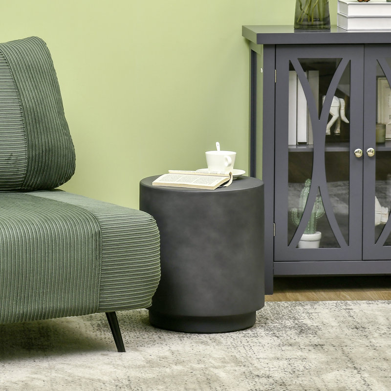 Arnelda End Table, Charcoal Grey
