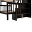 Le lit superposé simple avec rangement Stairway, stable pour les chambres à coucher et les dortoirs, convient à tous les âges de rangement des tiroirs des familles. Bois massif. Escalier sécuritaire. Conception polyvalente pour la maison-1878362251-1878362254