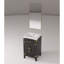 Meuble-lavabo simple en chêne noir 20 po, 18 po, comptoir en acrylique, miroir et meuble-lavabo avec tiroir à fermeture en douceur, miroir et option de rangement fermé-802970953