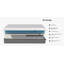 Matelas hybride en mousse à mémoire de forme et à ressorts 12 couches Recharge
