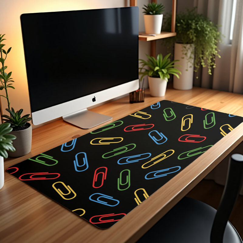 Polyester Desk Pad, 31.5x15.5