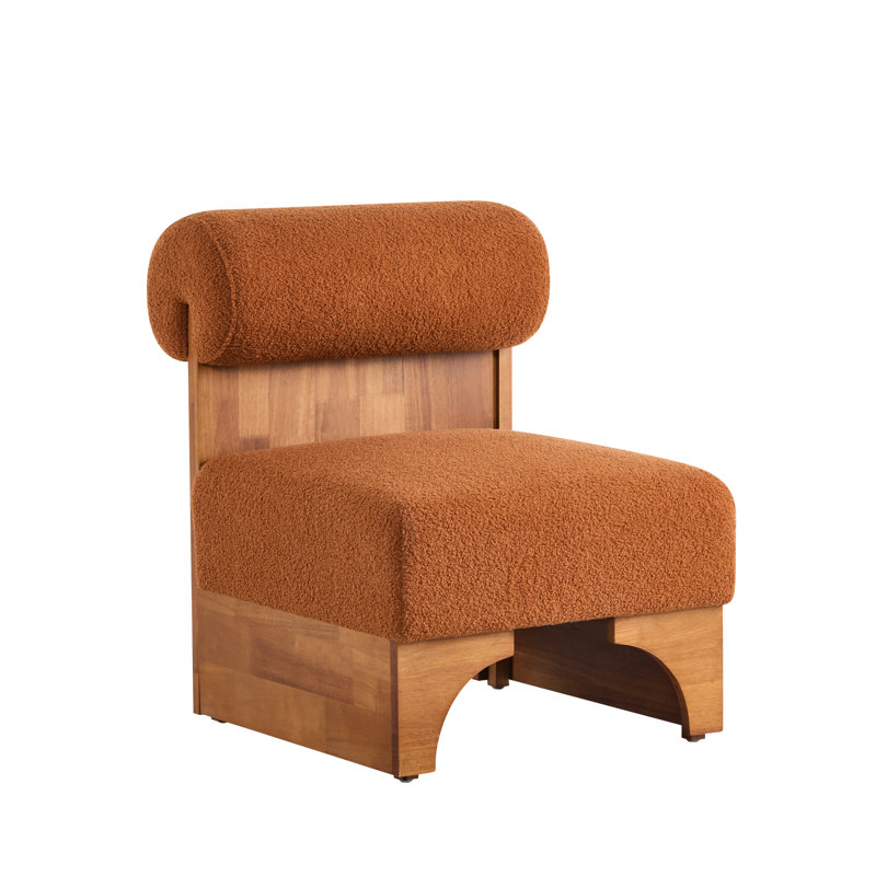 Chaise rembourrée avec structure en bois massif Boucle - une bonne expérience d'assise douce et confortable idéale pour la détente