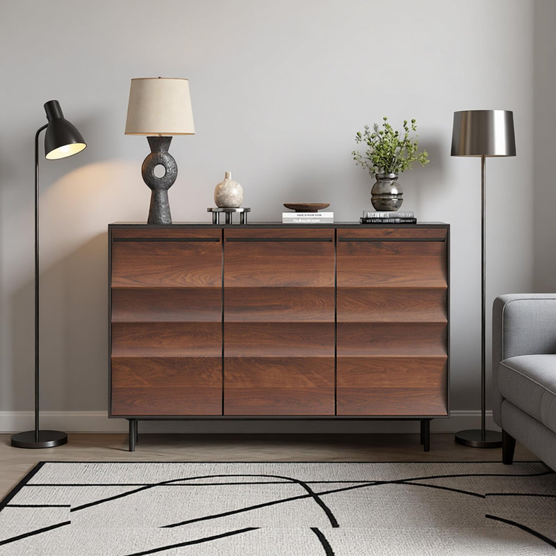 Buffet de rangement élégant et spacieux, H 31,49 po x l 47,24 po x P 15,74 po