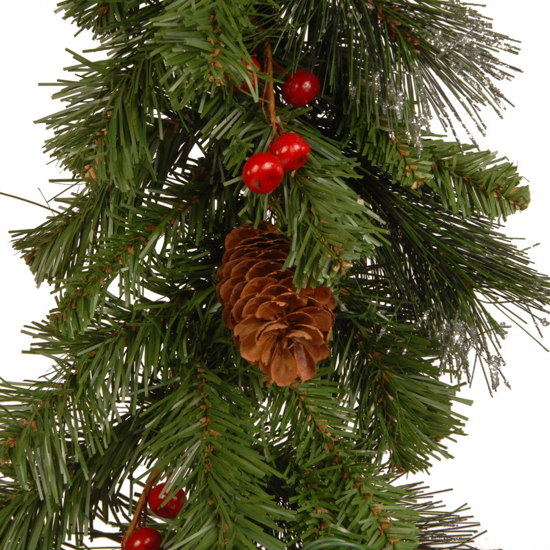 National Tree Company Crestwood 10" Pre-Lit Garland