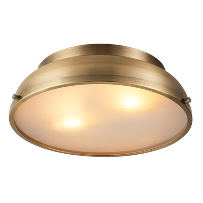 Providence Columbia Glass Flush Mount