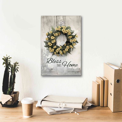 'Bless This Home' by Lori Deiter, Canvas Wall Art