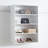 Devi White Wall Mounted Wood Closet System-235098088
