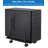 Mount-It! Adjustable Rolling CPU Stand with Wheels, Desktop Computer Tower Cart with Ventilation