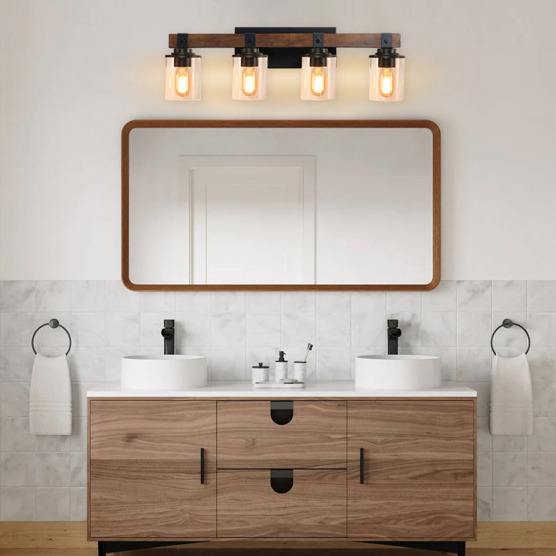 Applique murale en métal 4 lumières pour salle de bain Vanity Lighting