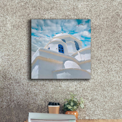 «Grecianblue Three» par Steve Hunziker, impression sur toile