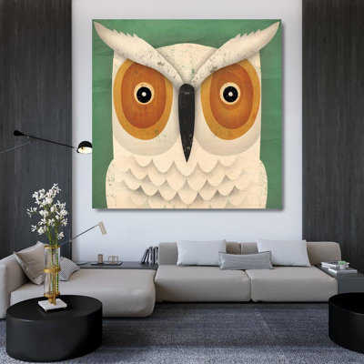 Art sur toile tendue par Loon Peak®, Fowler, Ryan, White Owl