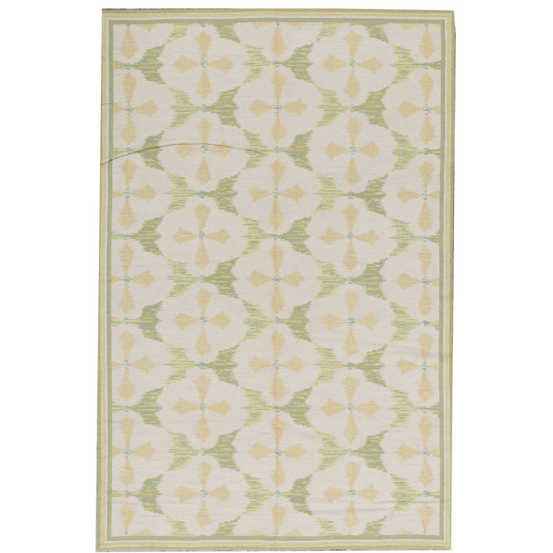 Hand-Knotted High-Quality Light Gray Area Rug