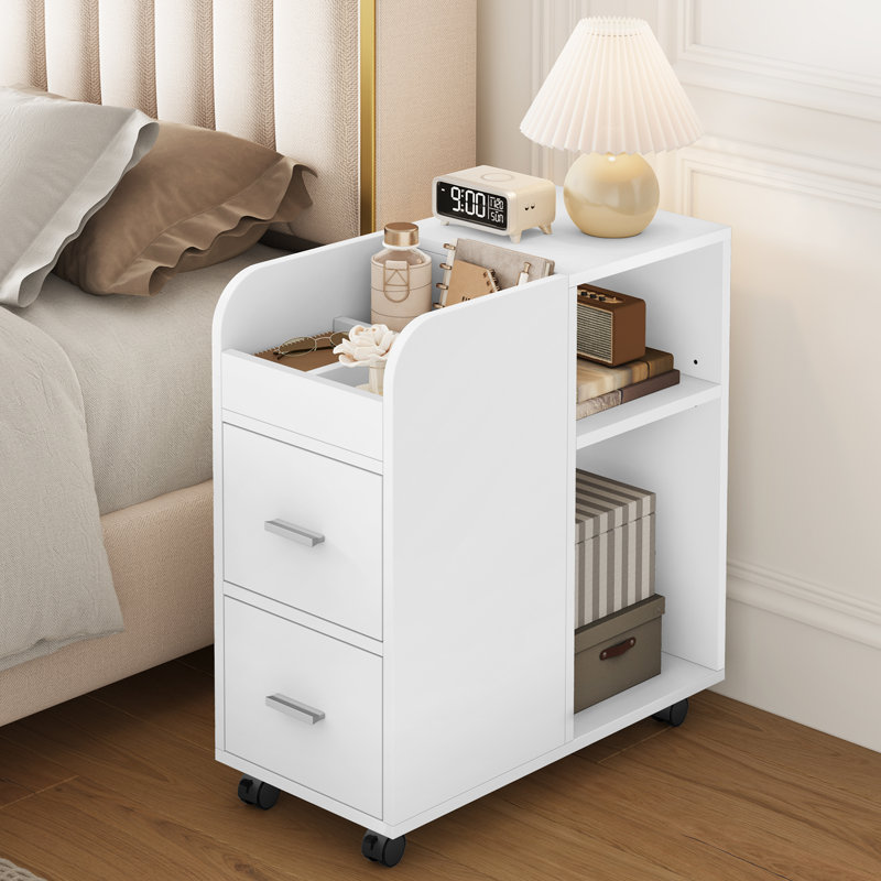 35cm Wide 2 -Drawer Mobile File Cabinet