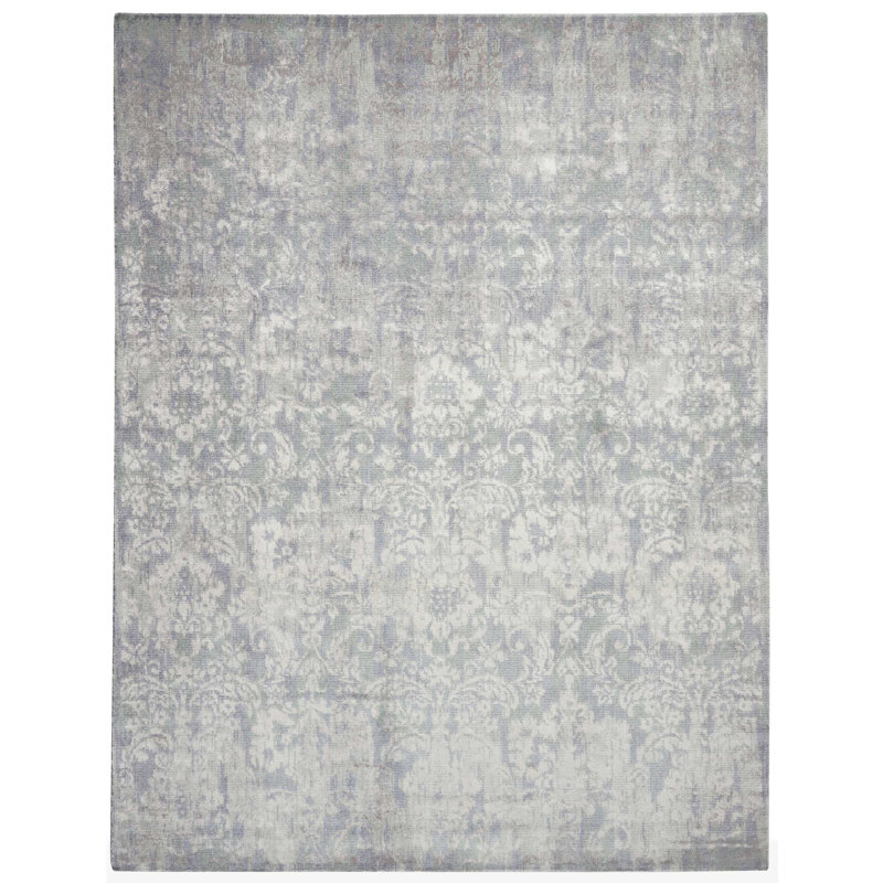 Zephyr Curtain Abstract Indoor Rug, Rectangle 7'9" x 9'9"