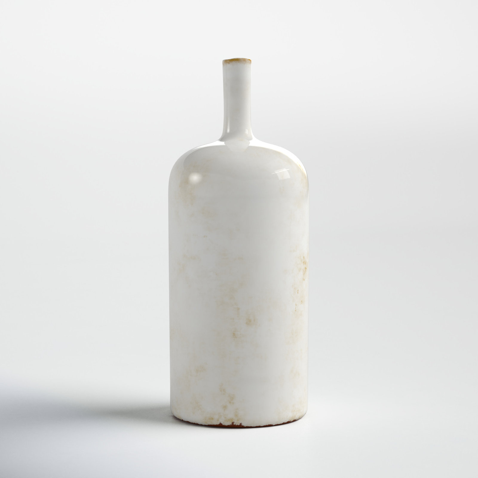 Quintana Stoneware Table Vase, 12.5" H x 4.75" W x 4.75" D