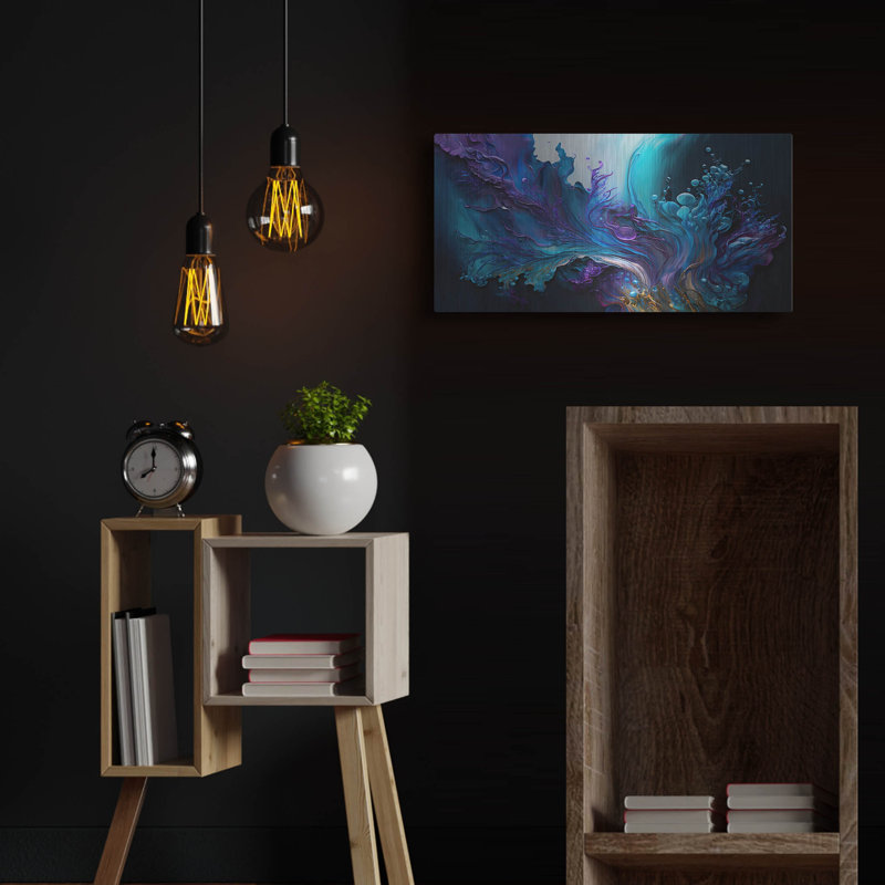 'Enigmatic Elixir' by Cameron Grey, Metal Wall, 12" H x 24" W