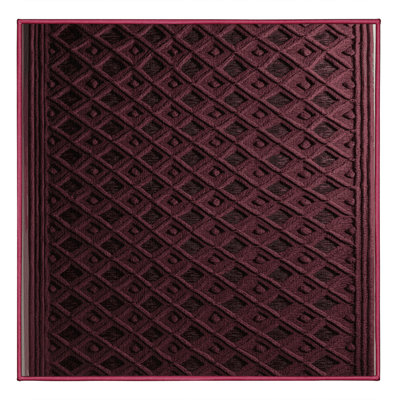 Machine Washable Trellis Brown Area Rug