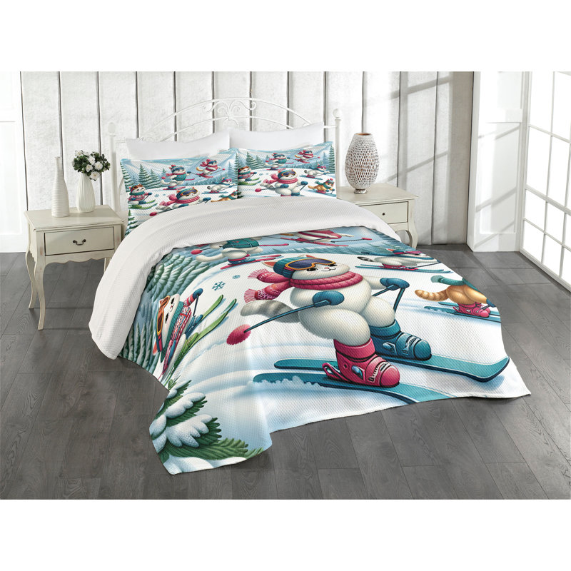 Polyester Coverlet, King Coverlet + 2 Standard Shams