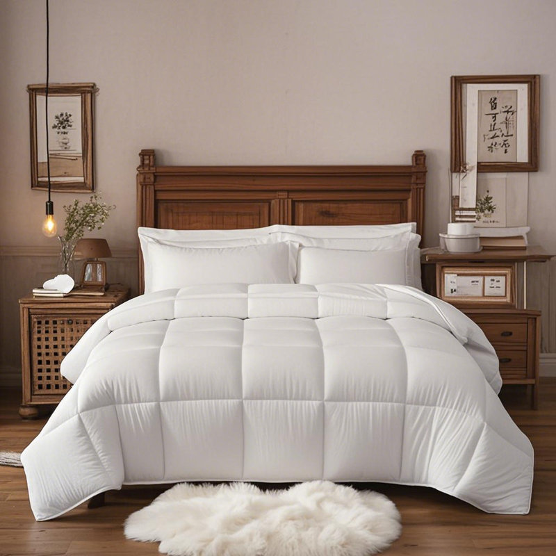Couverture légère en duvet synthétique toutes saisons, Grand