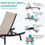 Chaise longue de piscine toutes saisons de conception ergonomique avec dossier réglable-1354095945